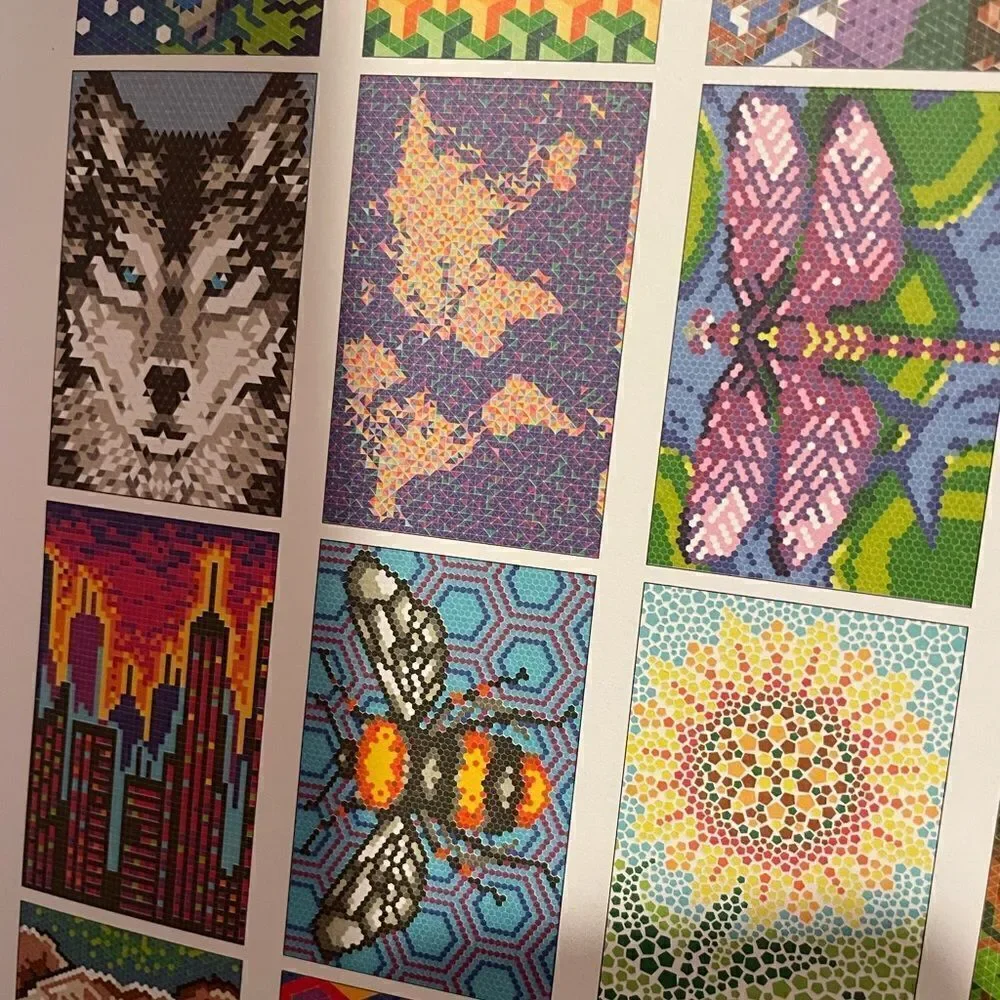 Color Quest Johanna Webster Color By Numbers 11x14 Coloring Book